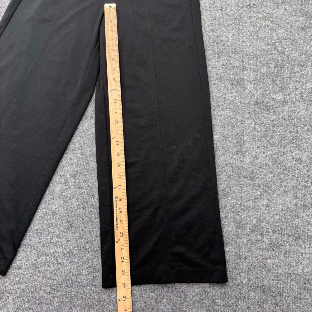 Athleta Womens Black Tencel Blend Wide Leg Seam Detail Pants XS RN 54023 - Picture 4 of 9